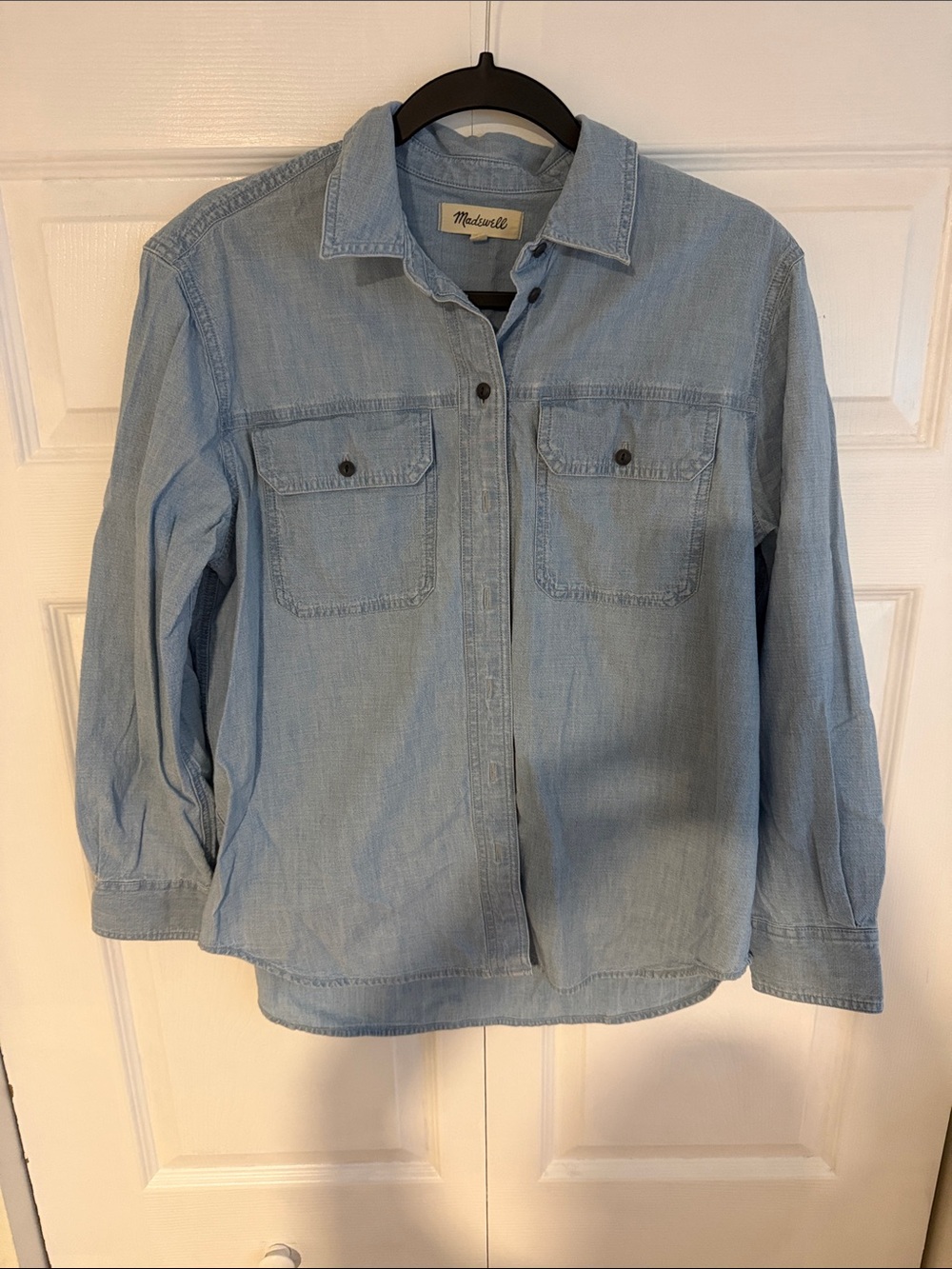 Madewell Light Blue Chambray Button-Up Shirt